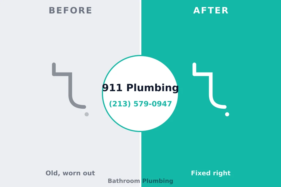 Before and after: plumbing repair Geneva, FL